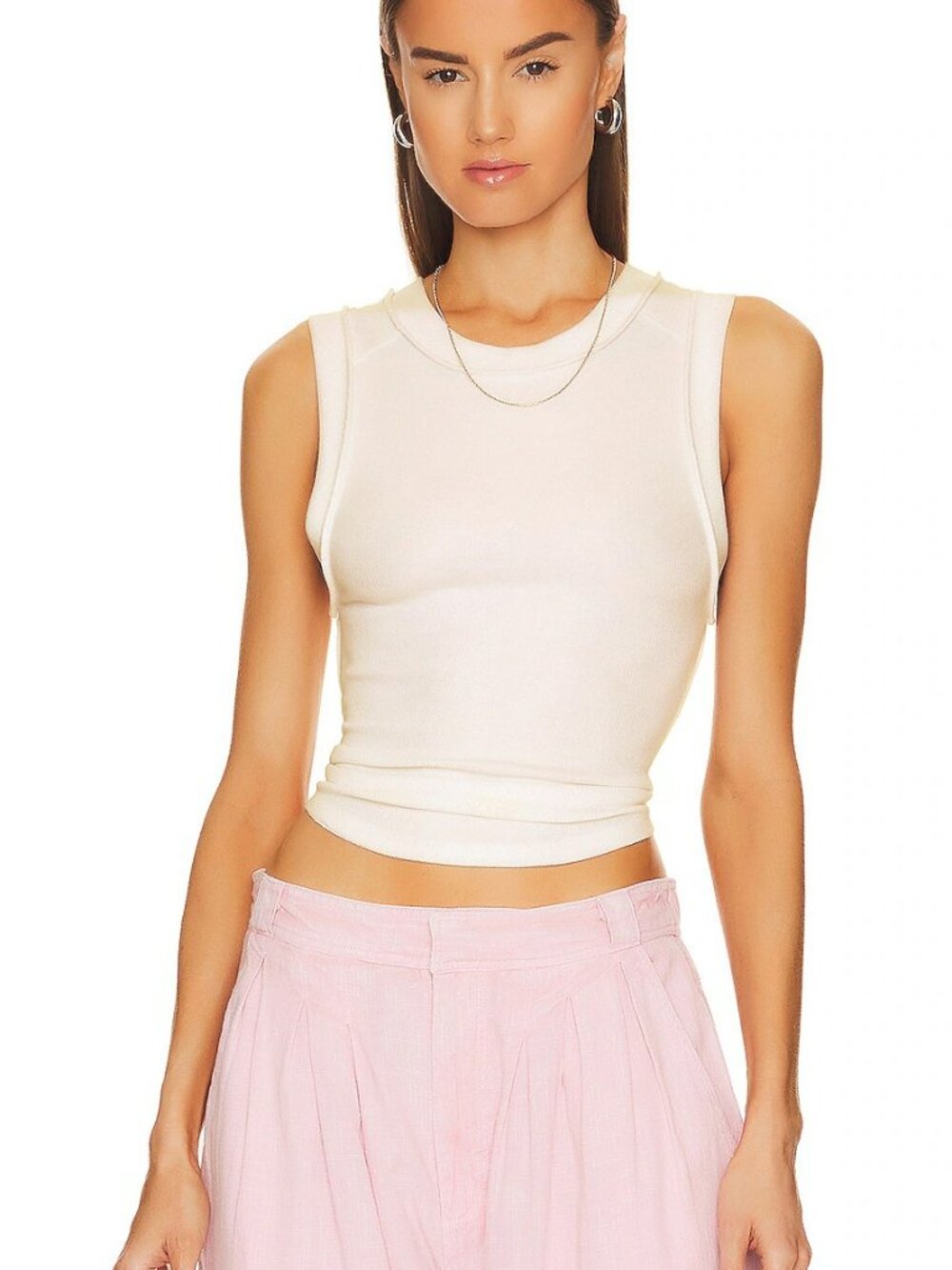 Free People We The Free Kate Tank in Ivory